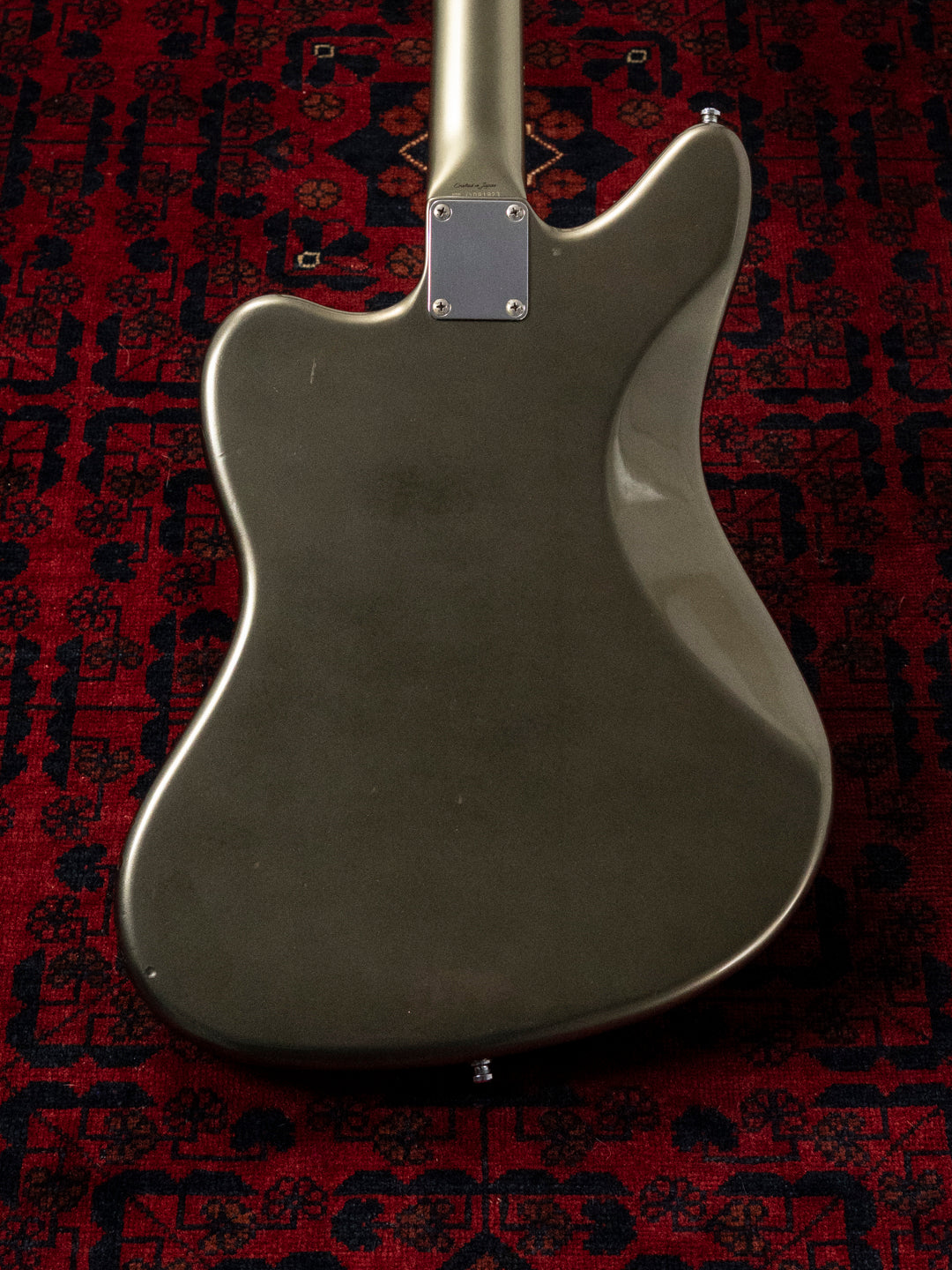 2002 Fender JG66 Jaguar, Atomic Silver (ASV), Matching Headstock, Fully Painted Neck, Non-Catalog, Limited Edition