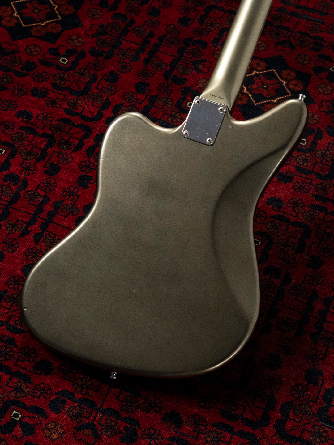 2002 Fender JG66 Jaguar, Atomic Silver (ASV), Matching Headstock, Fully Painted Neck, Non-Catalog, Limited Edition
