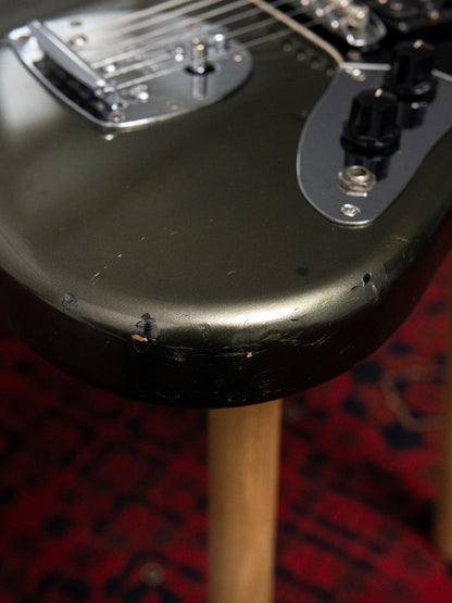 2002 Fender JG66 Jaguar, Atomic Silver (ASV), Matching Headstock, Fully Painted Neck, Non-Catalog, Limited Edition