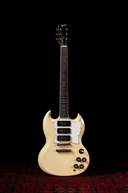 1990 Greco SS-85S SG Special/Custom, P90, 6.5lbs, Gold Hardware, The Street Sliders, Ranmaru, Gibson USA Case