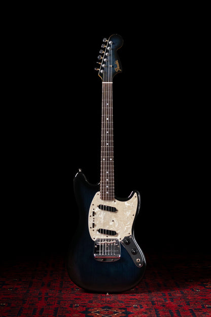 1994 Fender MG69-120, Yamano Order, Blueberry Sunburst, Matching Headstock, Lace Sensor