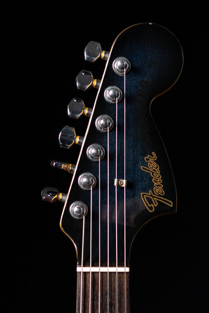 1994 Fender MG69-120, Yamano Order, Blueberry Sunburst, Matching Headstock, Lace Sensor