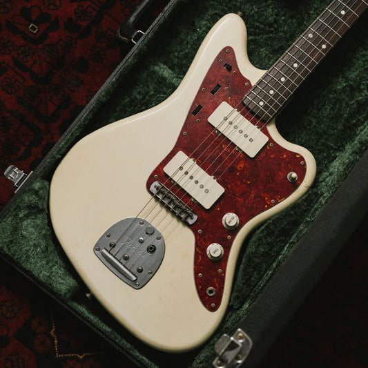 1990 Fender JM66-650 Jazzmaster, Vintage Correct Side Dots, Vintage White (VWH)